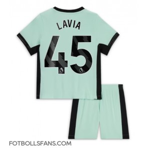 Chelsea Romeo Lavia #45 Replika Tredje Tröja Barn 2023-24 Kortärmad (+ Korta byxor)